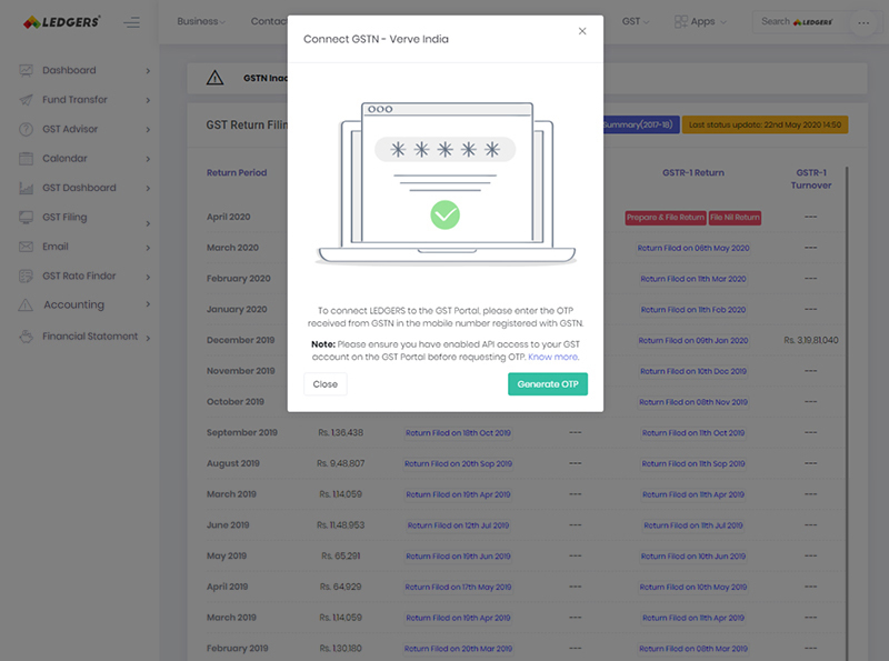 GSTR-1 returns